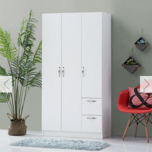 3 Door 2 Drawer Wardrobe - Image 3